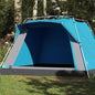 Camping Tent Cabin 4-Person Blue Quick Release