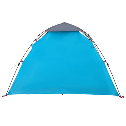 Camping Tent Dome 3-Person Blue Quick Release