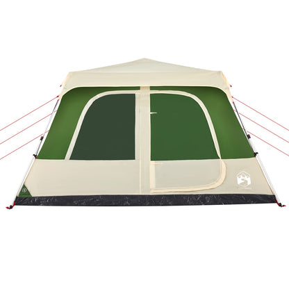 Family Tent Dome 10-Person Green Quick Release