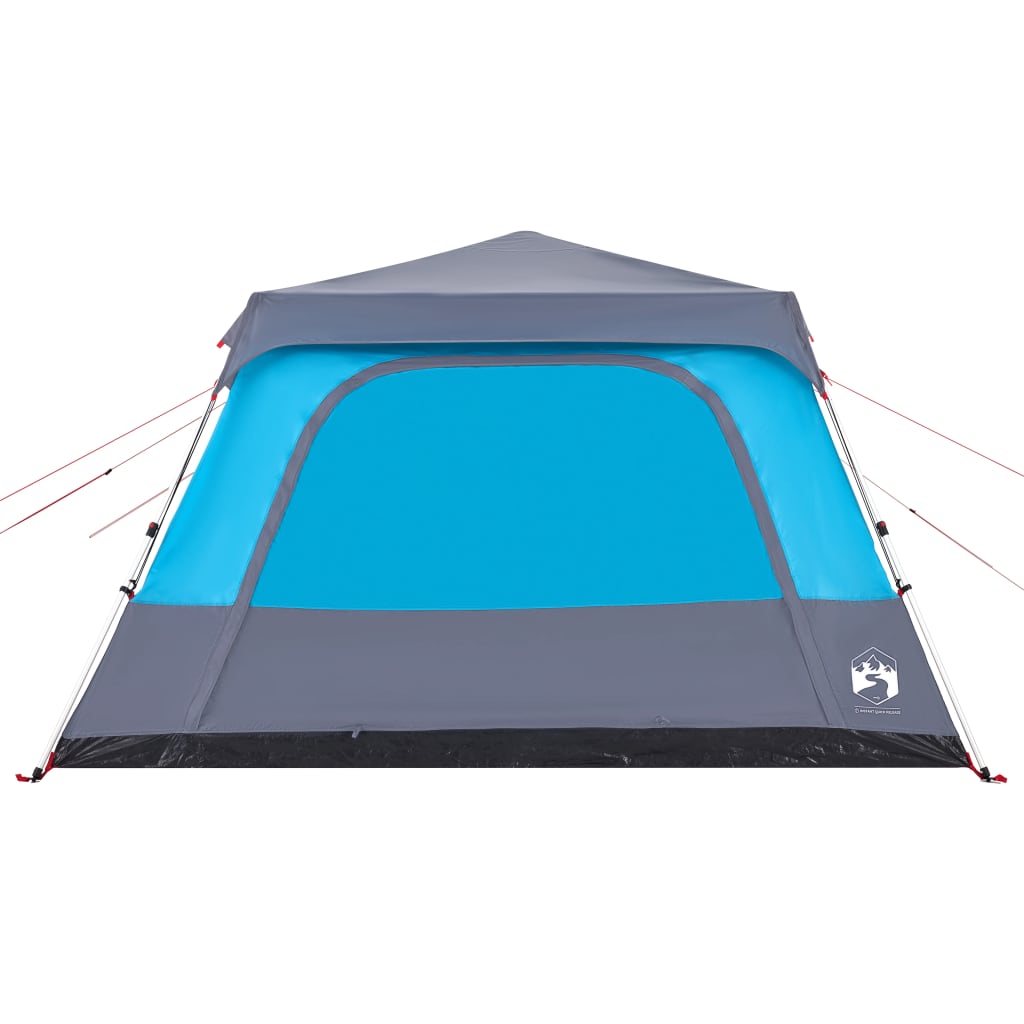 Family Tent Dome 10-Person Blue Quick Release