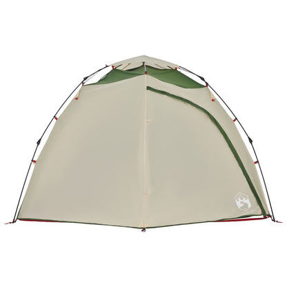 Camping Tent Dome 4-Person Green Quick Release