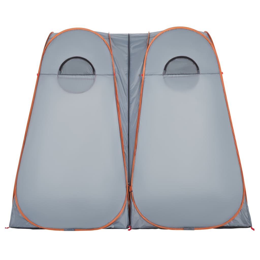 Privacy Tent Grey and Orange Pop-up Waterproof