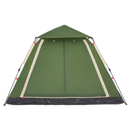 Camping Tent Dome 5-Person Green Quick Release