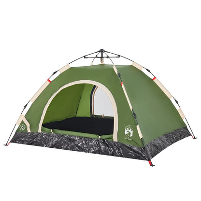 Camping Tent 2-Person Green Quick Release