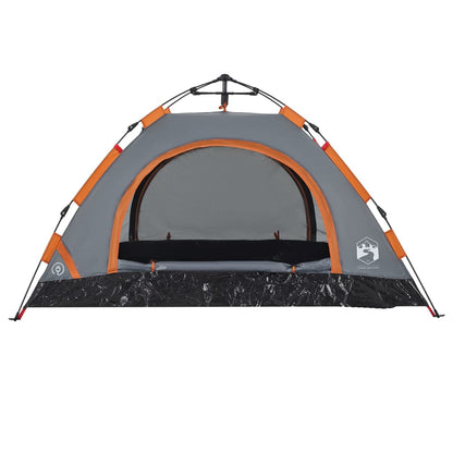 Camping Tent 2-Person Grey Quick Release