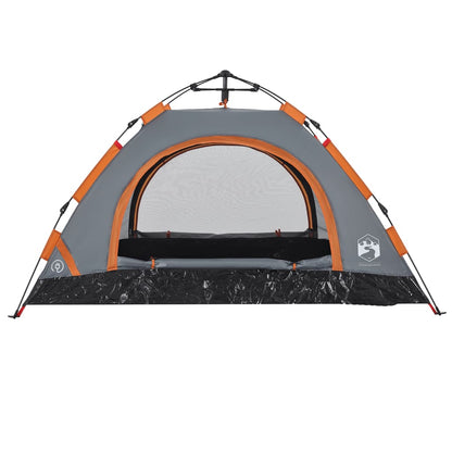 Camping Tent 2-Person Grey Quick Release