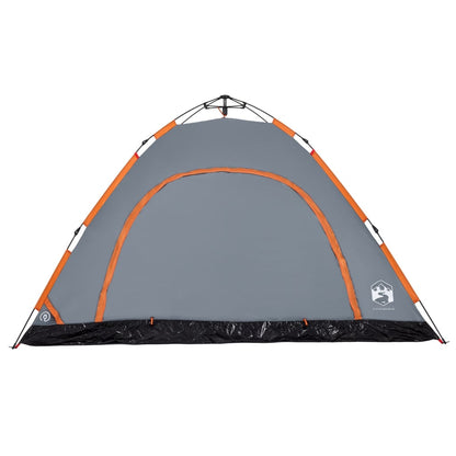 Camping Tent 5-Person Grey Quick Release