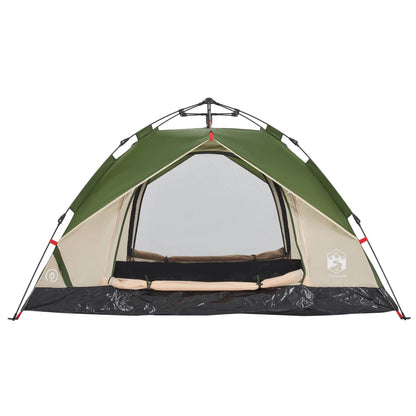 Camping Tent Dome 2-Person Green Quick Release