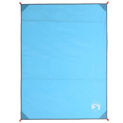 Picnic Blanket with Pegs Blue 205x155 cm