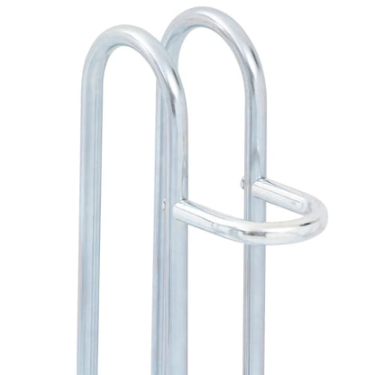 Bicycle Stand for 2 Bikes Floor Freestanding Galvanised Steel