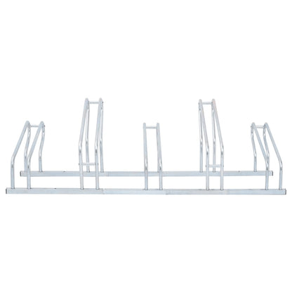 Bicycle Stand for 5 Bikes Floor Freestanding Galvanised Steel