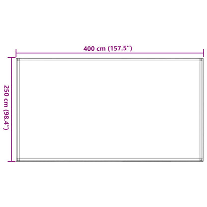 Tent Carpet Light Green 250x400 cm HDPE