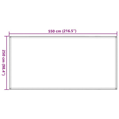 Tent Carpet Light Green 250x550 cm HDPE