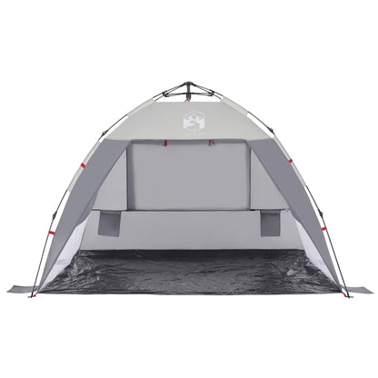 Beach Tent 2-Person Grey Quick Release Waterproof