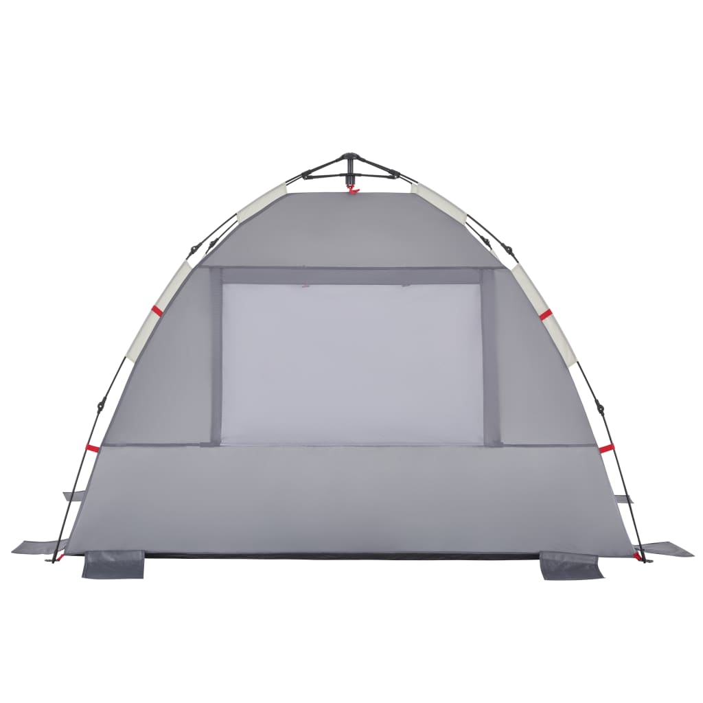 Beach Tent 2-Person Grey Quick Release Waterproof