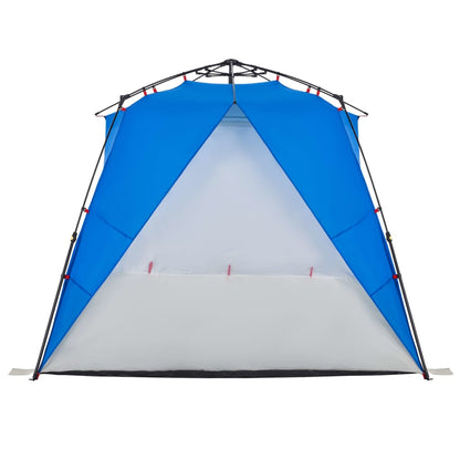 Beach Tent 4-Person Azure Blue Quick Release Waterproof