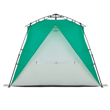 Beach Tent 4-Person Sea Green Quick Release Waterproof