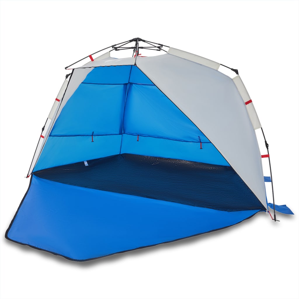 Beach Tent 3-Person Azure Blue Quick Release Waterproof