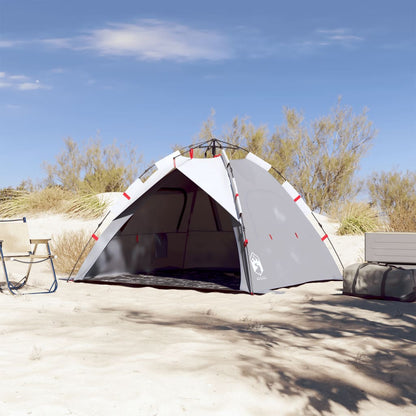 Beach Tent 3-Person Grey Quick Release Waterproof