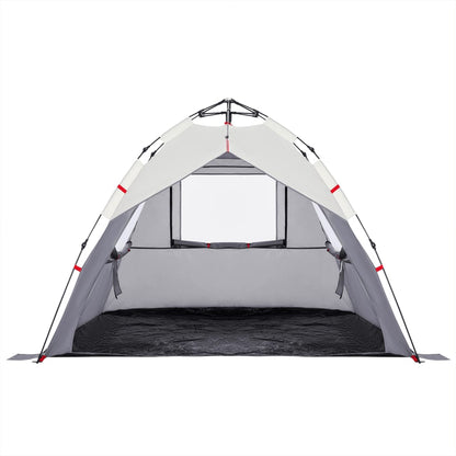 Beach Tent 3-Person Grey Quick Release Waterproof