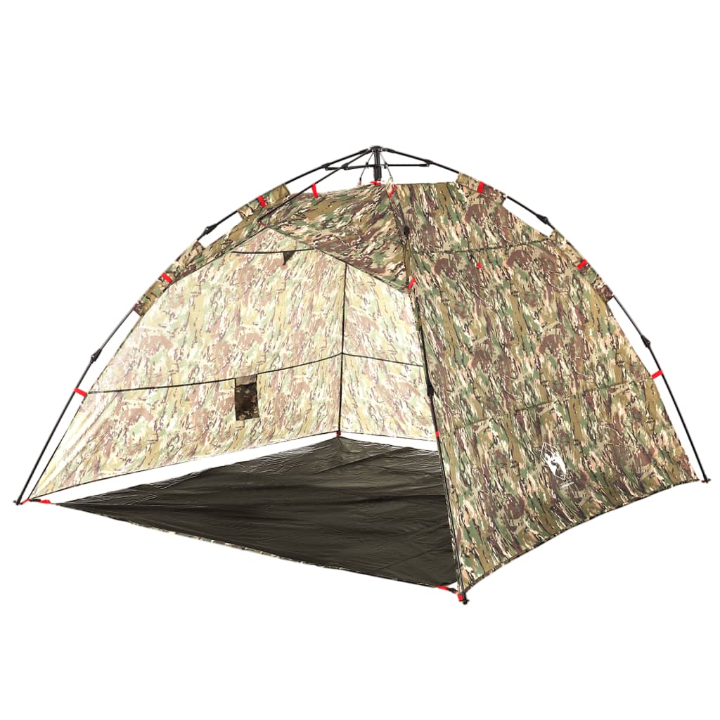 Fishing Tent 4-Person Camouflage Quick Release