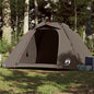 Fishing Tent 4-Person Brown Quick Release