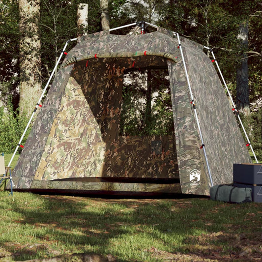 Fishing Tent 4-Person Camouflage Quick Release