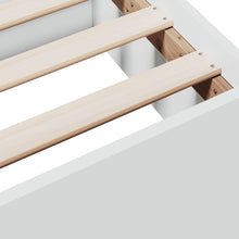 Load image into Gallery viewer, Bed Frame with Drawers White 200x200 cm Engineered Wood
