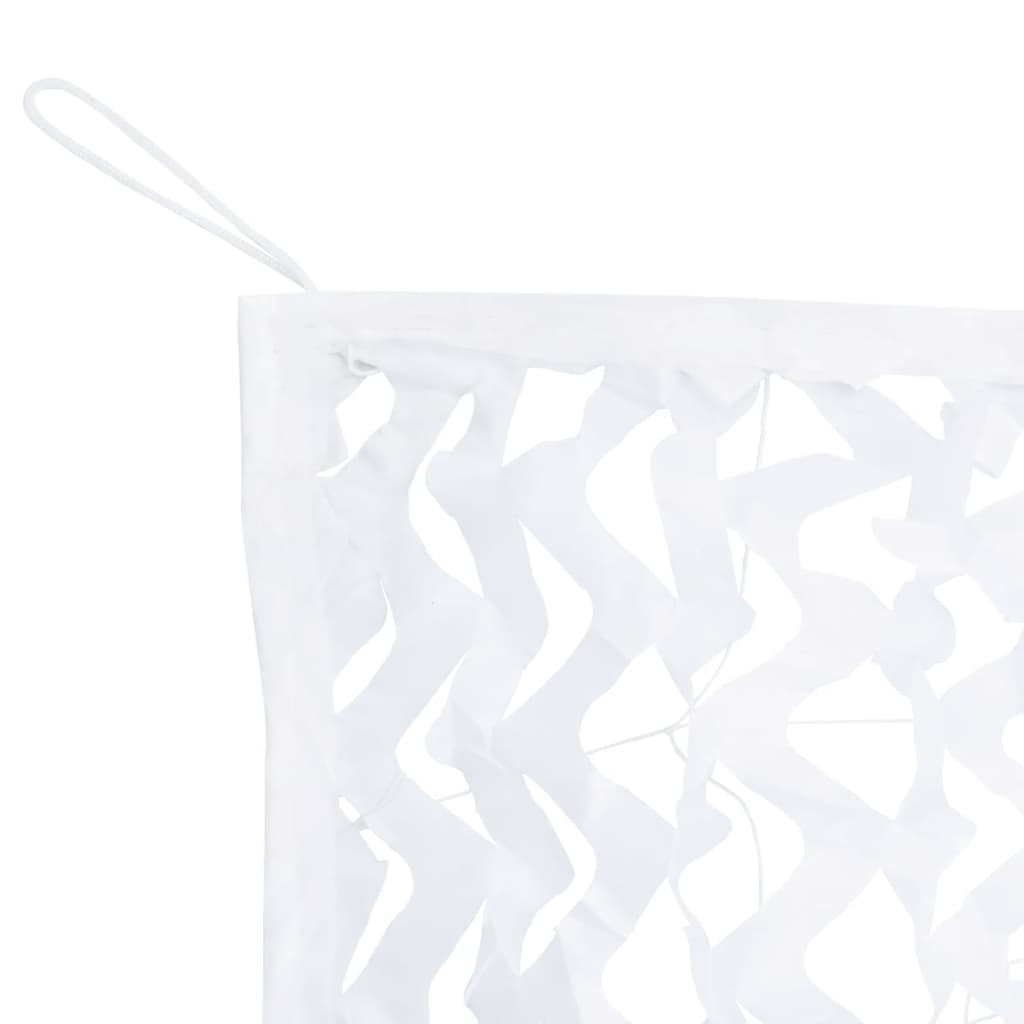 Camouflage Net with Storage Bag 519x142 cm White