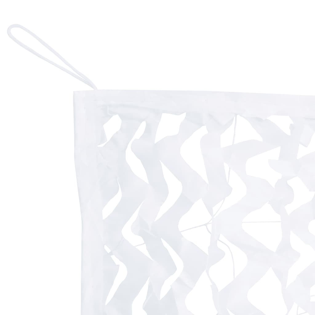 Camouflage Net with Storage Bag 809x207 cm White