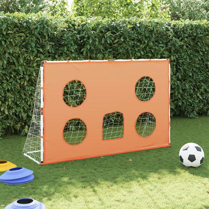 Kids' Football Goal with Targeting Mat and Ball 182x62x118 cm