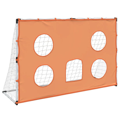 Kids' Football Goal with Targeting Mat and Ball 182x62x118 cm