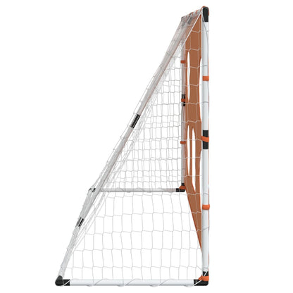 Kids' Football Goal with Targeting Mat and Ball 182x62x118 cm