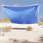 Beach Canopy with Sand Anchors Blue 304x300 cm