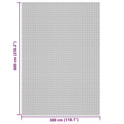 Camping Floor Mat Cream 6x3 m