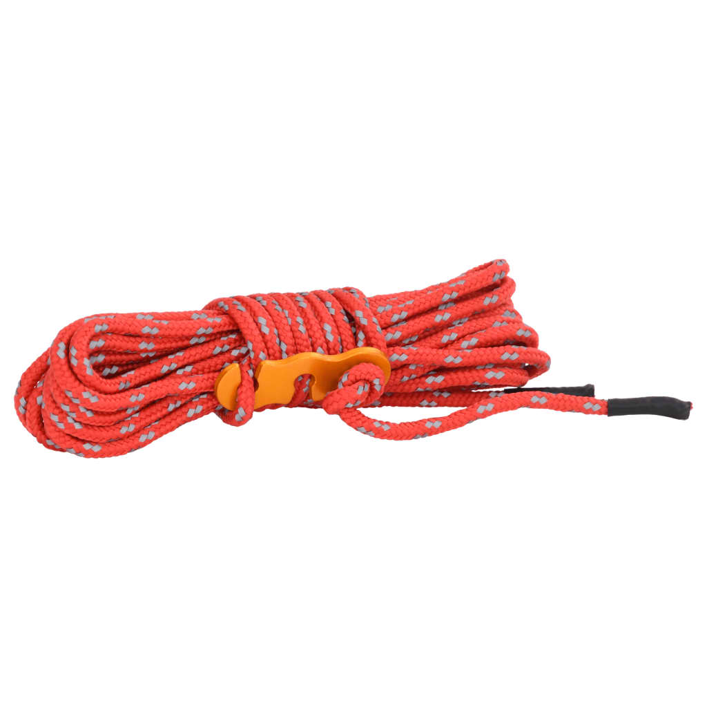 Tent Guy Ropes with Spanners Reflective 8 pcs 4 m 4 mm