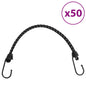 Bungee Cords with Reflective Strips and Hooks 50 pcs 46 cm