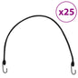 Bungee Cords with Reflective Strips and Hooks 25 pcs 88 cm