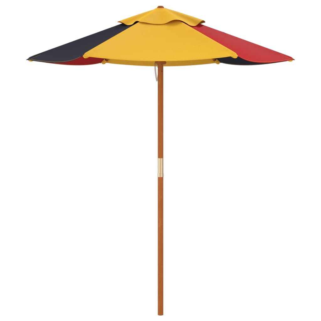 Garden Umbrella for Kids with Wooden Pole Ø120x140 cm