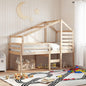 Kids' Bed Roof 198x87x113 cm Solid Wood Pine