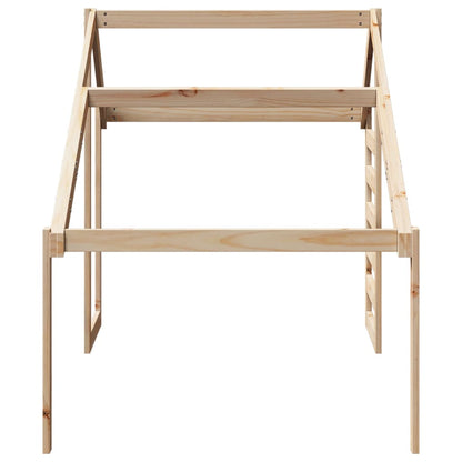 Kids' Bed Roof 188x82x113 cm Solid Wood Pine