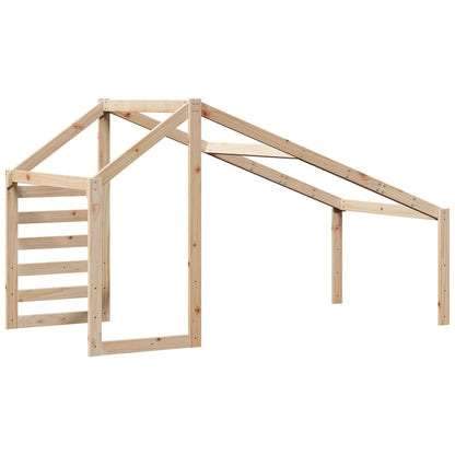 Kids' Bed Roof 188x82x113 cm Solid Wood Pine