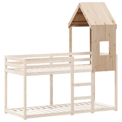 Kids' Bed Roof 60x89x134.5 cm Solid Wood Pine