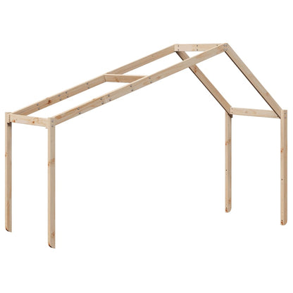 Kids' Bed Roof 213x95.5x144.5 cm Solid Wood Pine