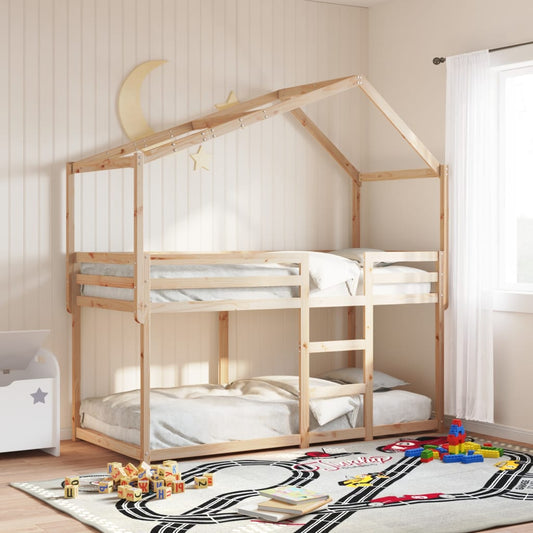 Kids' Bed Roof 213x85.5x144.5 cm Solid Wood Pine