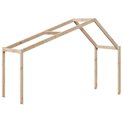 Kids' Bed Roof 203x95.5x142 cm Solid Wood Pine