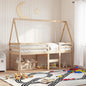 Kids' Bed Roof 209x95.5x88 cm Solid Wood Pine