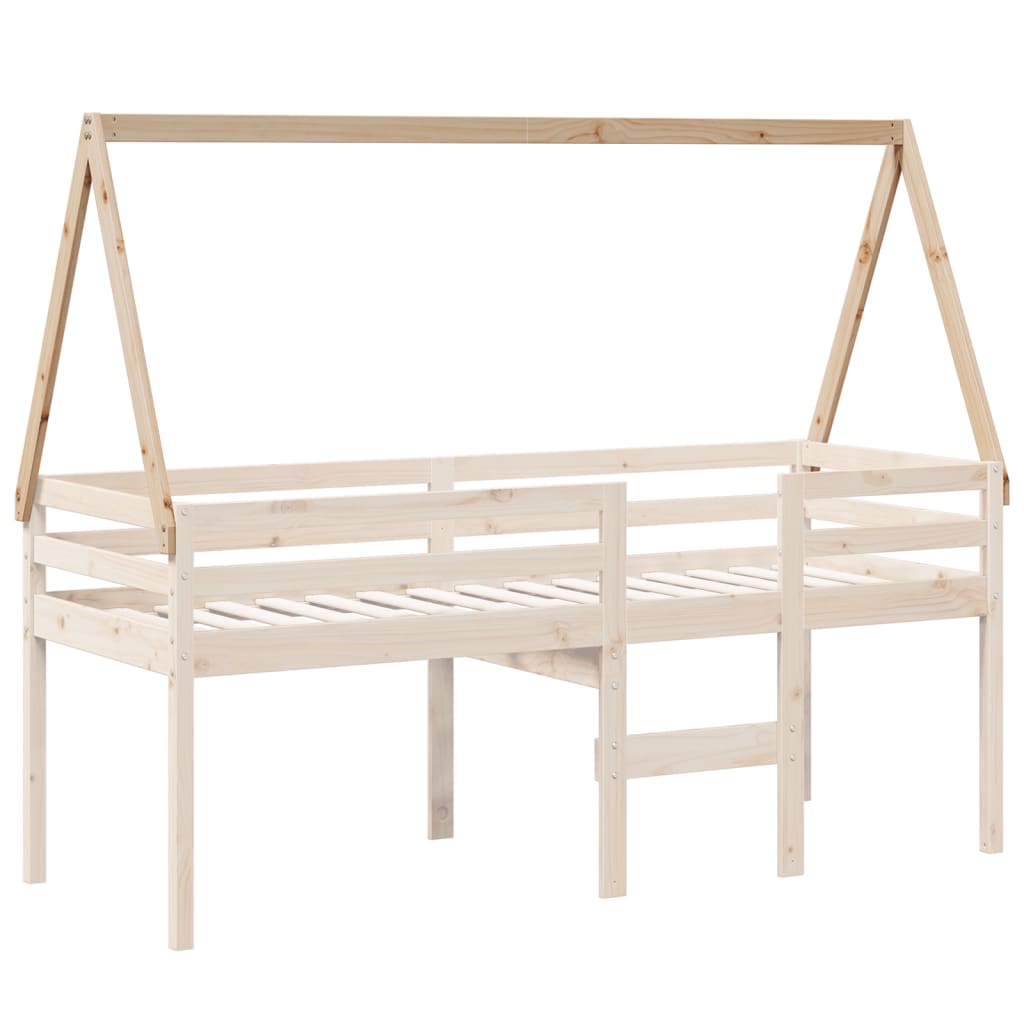 Kids' Bed Roof 209x85.5x88 cm Solid Wood Pine