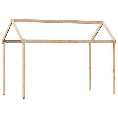 Kids' Bed Roof 217x95.5x159 cm Solid Wood Pine