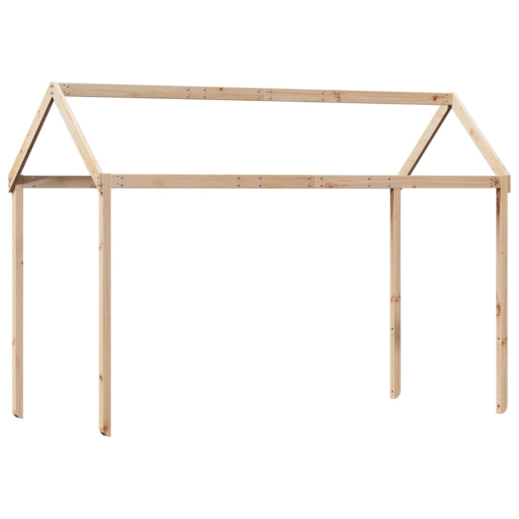 Kids' Bed Roof 217x85.5x154 cm Solid Wood Pine